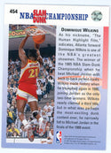 Dominique Wilkins 1992 Upper Deck In Your Face #454