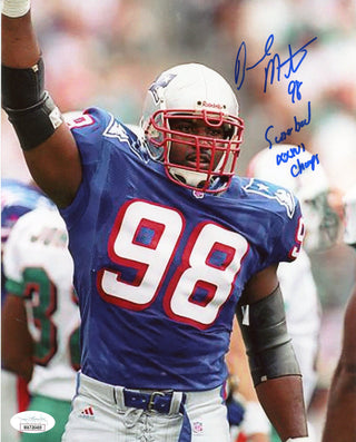 Brandon Mitchell "SB 36 Champs" Autographed 8x10 Photo (JSA)