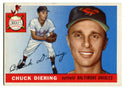 Chuck Diering 1955 Topps #105 Card