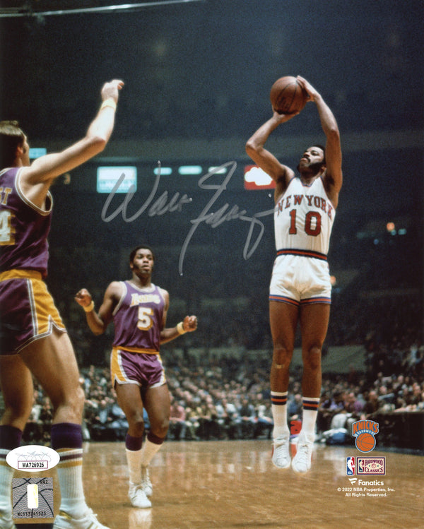 Walter Frazier Autographed 8x10 Photo (JSA)