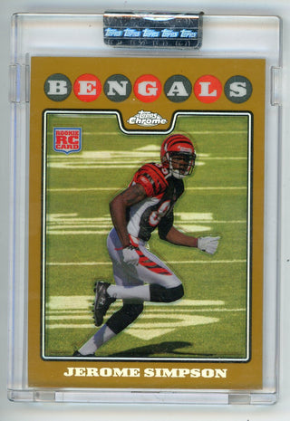 Jerome Simpson 2008 Topps Chrome Rookie Card #TC211