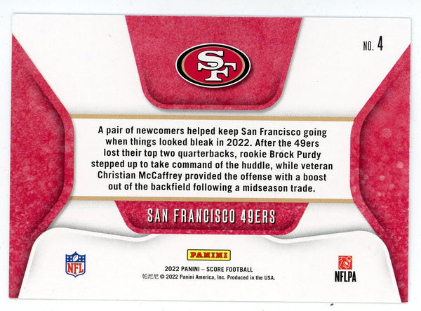 San Francisco 49ers 2022 Panini Score #4