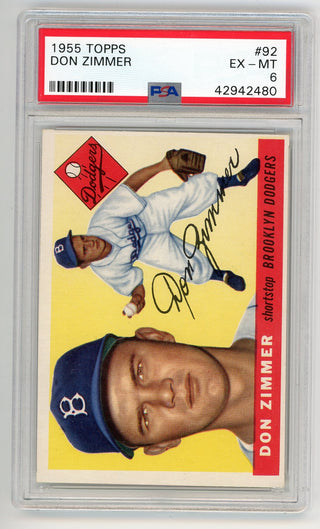 Don Zimmer 1955 Topps #92 PSA 6