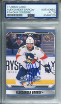 Aleksander Barkov Autographed Upper Deck Card PSA Authentic Auto