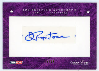 Joe Pepitone 2008 Tri Star Signa Cuts Autographed