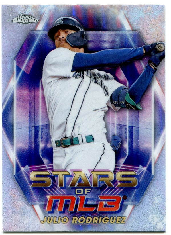 Julio Rodriguez Topps Chrome Stars of MLB 2023