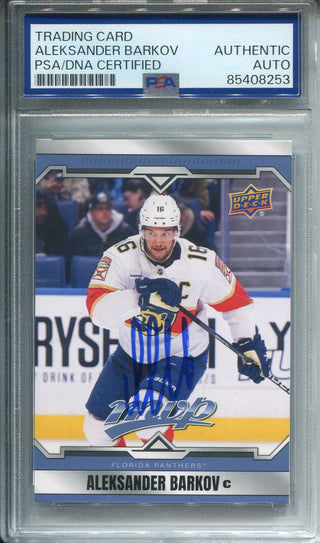 Aleksander Barkov Autographed Upper Deck Card PSA Authentic Auto