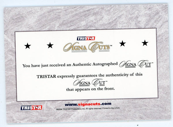 Jim Lonborg 2008 Autographed Tristar Signa Cuts