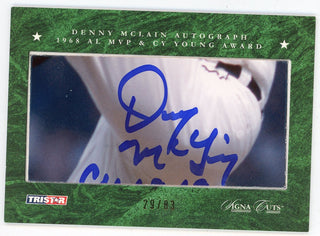 Denny McLain Autographed 2008 Tristar Signa Cuts