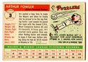 Art Fowler 1955 Topps #3 Card