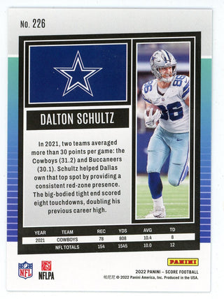 Dalton Schultz 2022 Panini Score #226