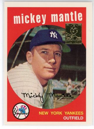 Mickey Mantle 1996 Topps Mickey Mantle Commemorative Set Card #9