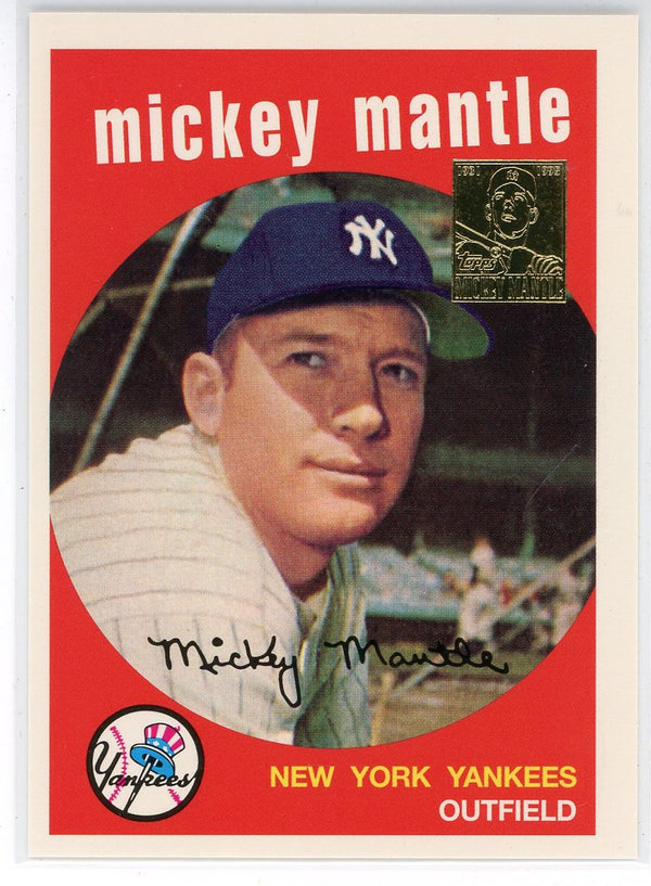 Mickey Mantle 1996 Topps Mickey Mantle Commemorative Set Card #9