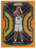 Zeke Nnaji 2020-21 Panini Orange Prizm Rookie Card #266