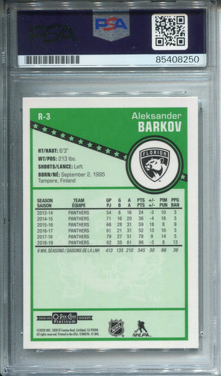 Aleksander Barkov Autographed Upper Deck Card PSA Authentic Auto