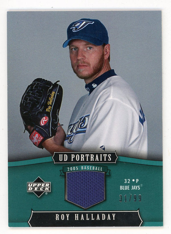 Roy Halladay 2005 Upper Deck UD Portraits Patch Relic #99