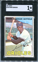 Frank Robinson  1967 Topps #100 SGC 1 Card