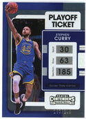 Steph Curry 2021-22 Panini Contenders Playoff Ticket Card #10