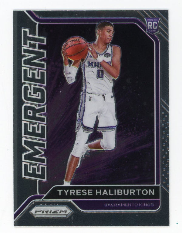 Tyrese Haliburton 2021 Panini Purple Emergent #29 Card