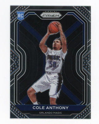 Cole Anthony 2021 Panini Silver and Blue Prizm #292 Card