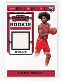 Coby White 2019 Panini Contenders Rookie Ticket #RTS-CWT Card