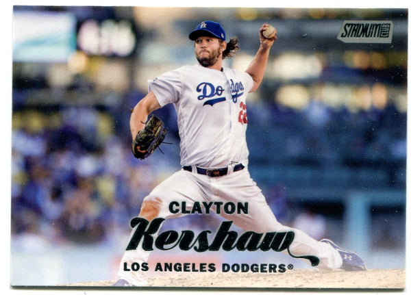 Clayton Kershaw Topps Stadium Club 2017