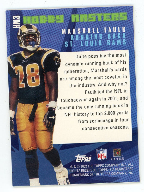 Marshall Faulk 2002 Topps Hobby Masters #HM3