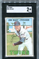 Jim Kaat 1967 Topps #300 Card SGC 2