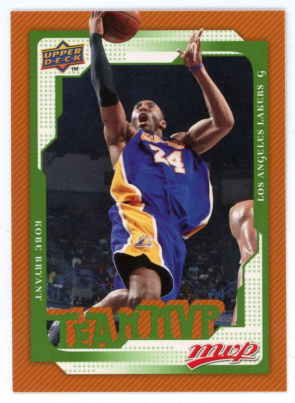 Kobe Bryant 2008-09 Upper Deck Team MVP #183