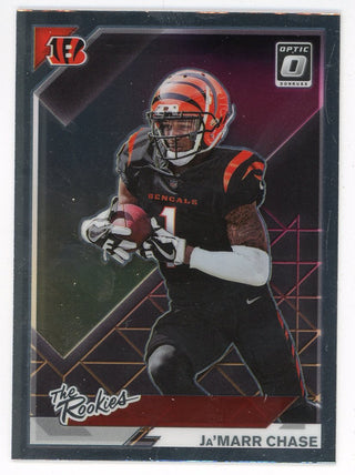 Ja'Marr Chase 2021 Panini Donruss Optic The Rookies Card #TR-7