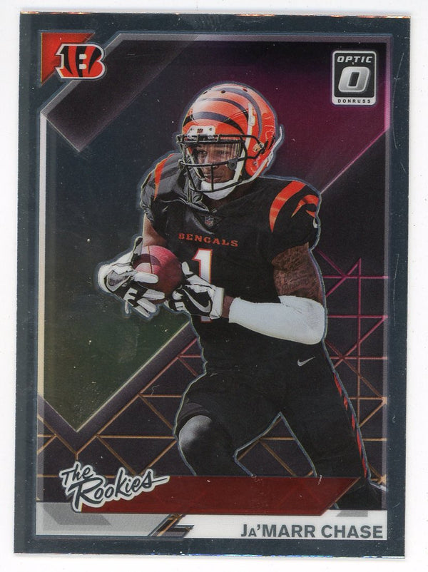 Ja'Marr Chase 2021 Panini Donruss Optic The Rookies Card #TR-7