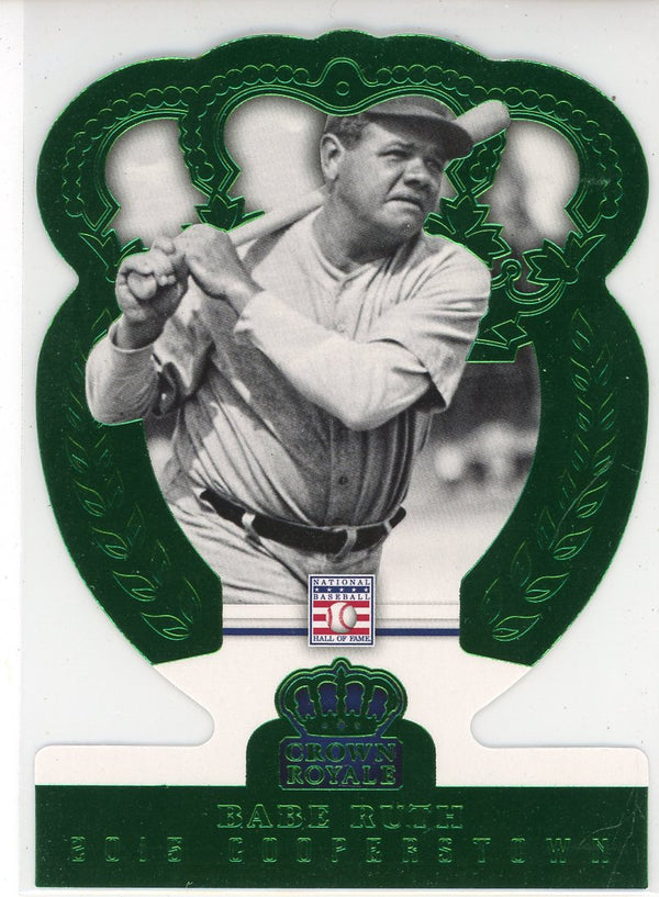 Babe Ruth 2015 Panini Crown Royale Cooperstown Die Cut Card #5