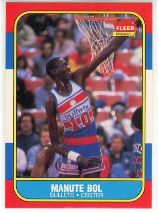 Manute Bol 1986 Fleer Card #12