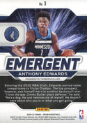 Anthony Edwards 2020-21 Panini Prizm Rookie Card #3