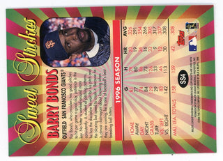 Barry Bonds 1996 Topps Sweet Strikes #SS4