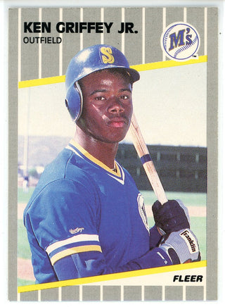 Ken Griffey Jr. 1989 Fleer Rookie Card #548