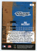 Roy Halladay 2005 Donruss Leather & Lumber Patch Relic Card #117