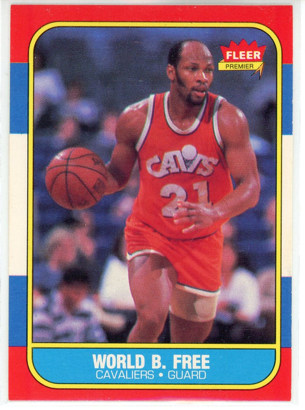 World B. Free 1986 Fleer Card #35