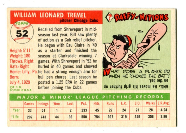 Bert Hamric 1955 Topps #199 Card