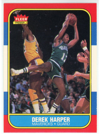 Derek Harper 1986 Fleer Card #44