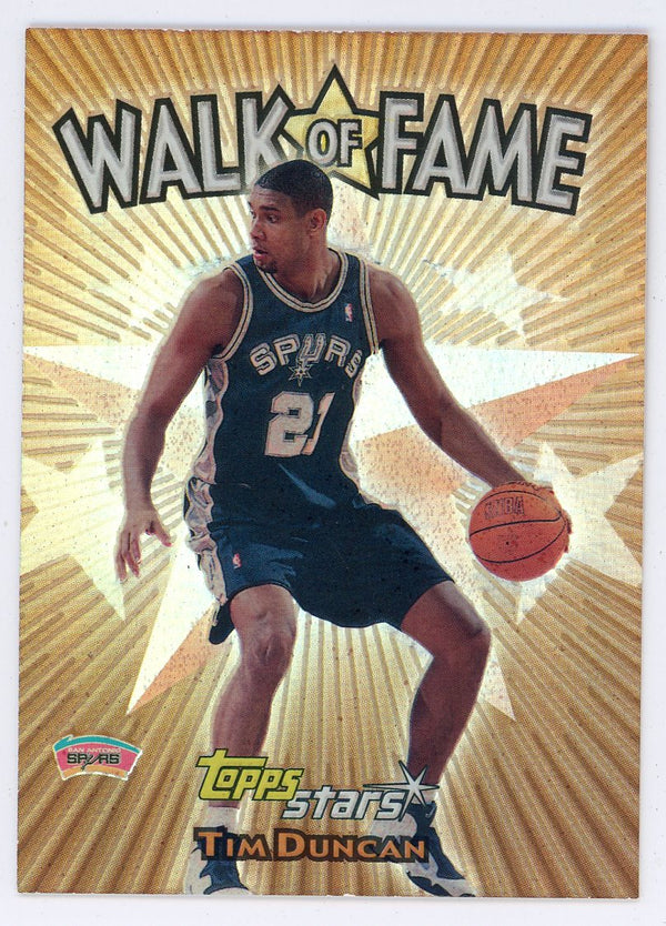 Tim Duncan 2000 Topps Walk of Fame #WF6