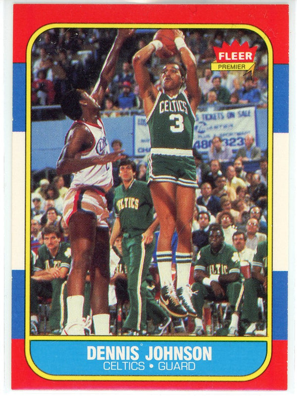 Dennis Johnson 1986 Fleer Card #50