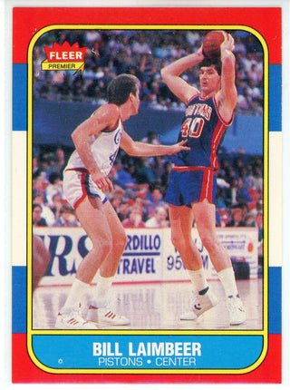 Bill Laimbeer 1986 Fleer Card #61