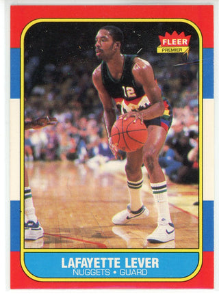 Lafayette Lever 1986 Fleer Card #63