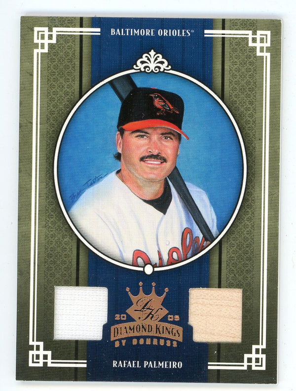 Rafael Palmeiro 2005 Donruss Diamond Kings Jersey Bat Card