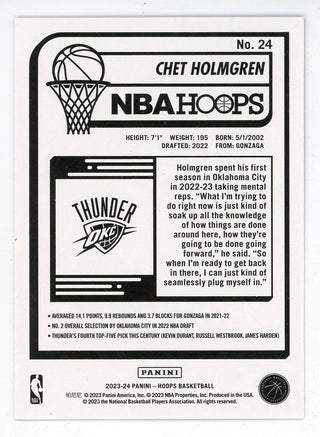 Chet Holmgren 2023-24 Panini Hoops #24