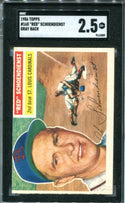 Red Schoendienst 1956 Topps #295 SGC 2.5 Card