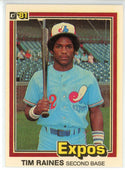 Tim Raines 1981 Donruss Rookie Card #538