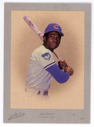 Lou Brock 2005 Donruss Studio Portraits #SP-14