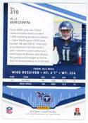 A.J. Brown 2019 Panini Playoff Rookie Card #210